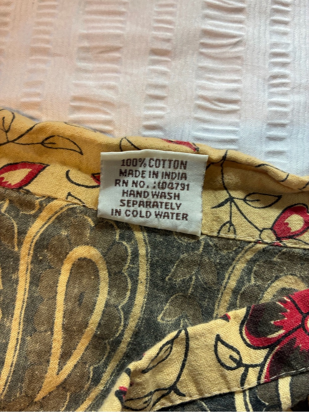 Advance Apparels 100% Cotton Convertible Wrap Skirt/Dress - Picture 8 of 8